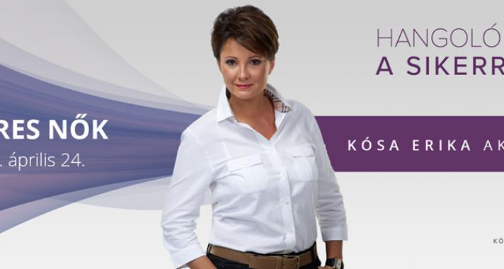 Kósa Erika tanítja a nőket