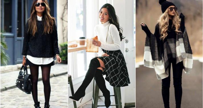 Stílusiskola: fekete és fehér a téli minimalizmus jegyében