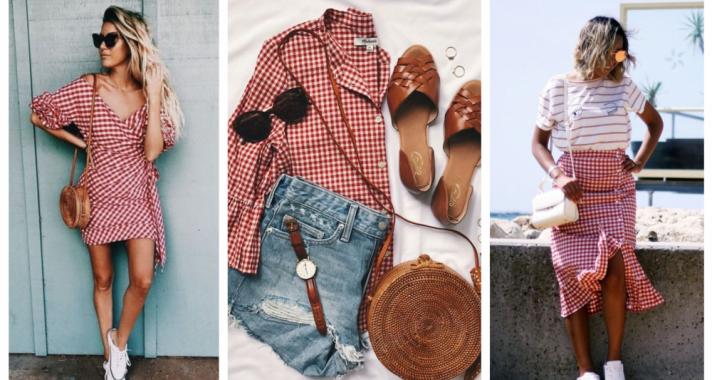 Stílusiskola: így viseld a nyár kedvencét, a piros kockás ruhadarabokat