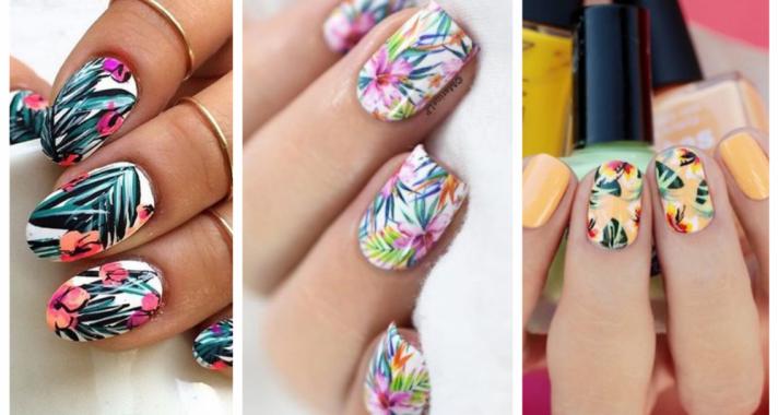 Top10: a legjobb nyári manikűrök trópusi virágokkal