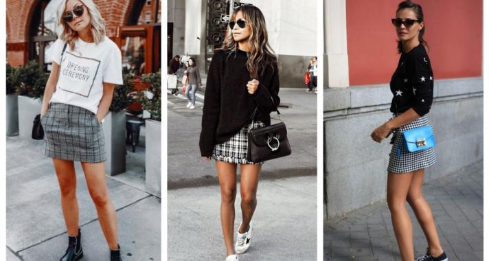 Stílusiskola: így viselj kockás szoknyákat