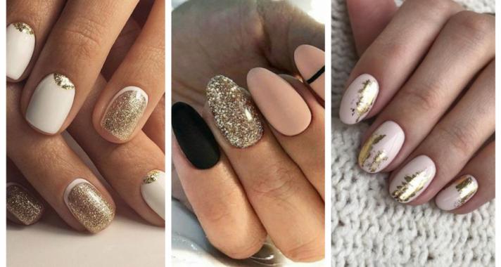 Top10: csodás arany színű manikűr ötletek az őszi szezonra