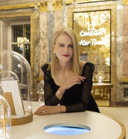 Nicole Kidman nyitotta meg az OMEGA „Her Time” kiállítását Szentpéterváron