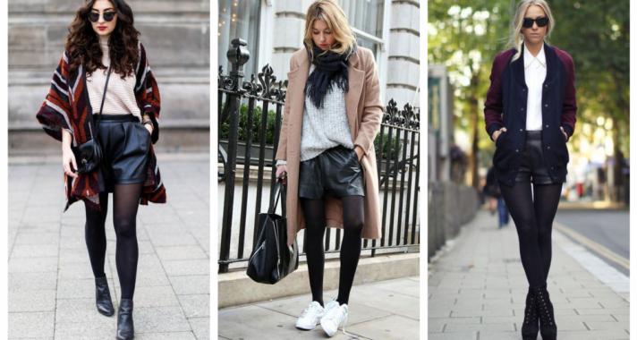 Stílusiskola: így viselj  ősszel bőr shortokat