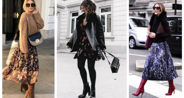 Stílusiskola: így viselj télen virágos ruhákat