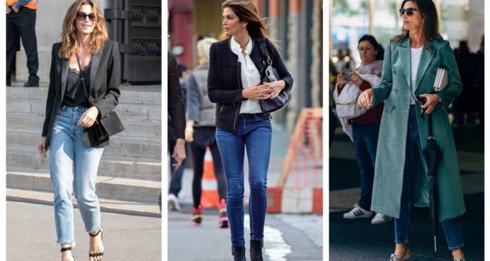 Stílusiskola: outfit ötletek Cindy Crawford-tól