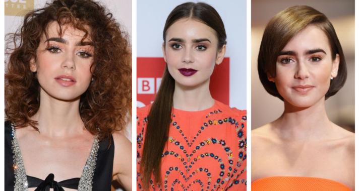 Top10: frizura ötletek Lily Collins-tól