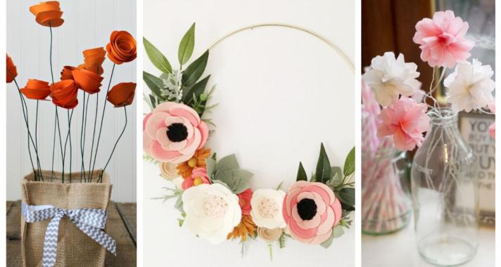 10 csodálatos papírból készíthető virágdekoráció, amivel az otthonodba varázsolhatod a tavaszt