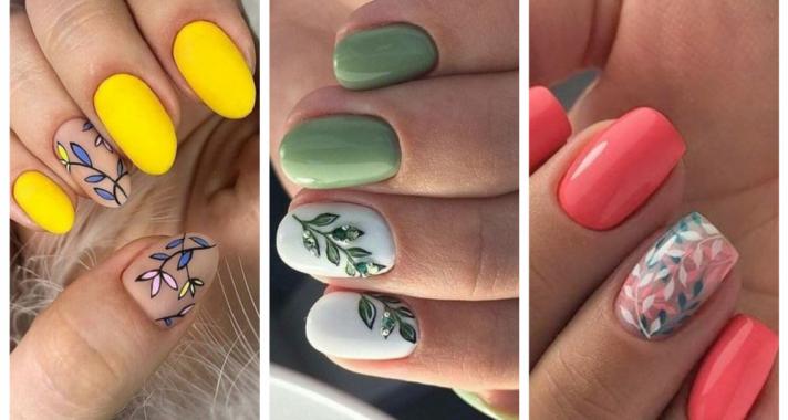 Top10: gyönyörű leveles manikűr ötletek a nyári szezonra