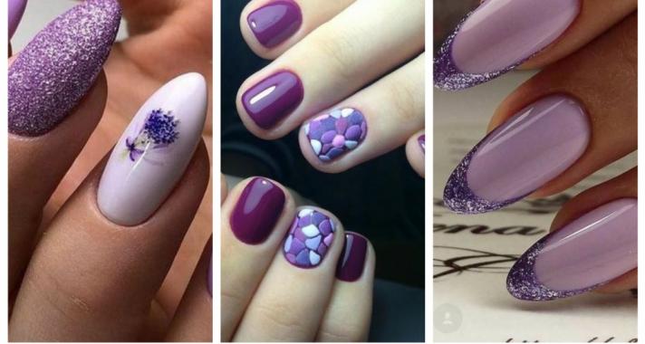 Top10: csodás manikűr ötletek lilával