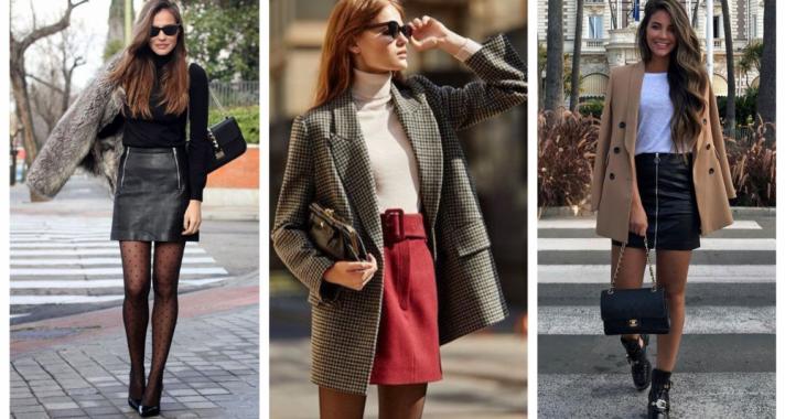 Stílusiskola: őszi outfit ötletek miniszoknyával