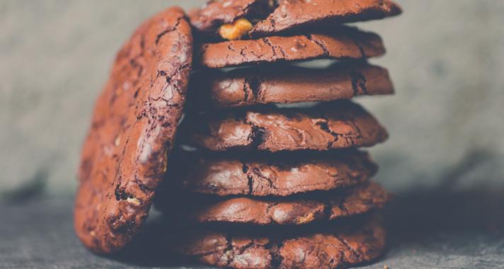 Tripla csokis cookie recept