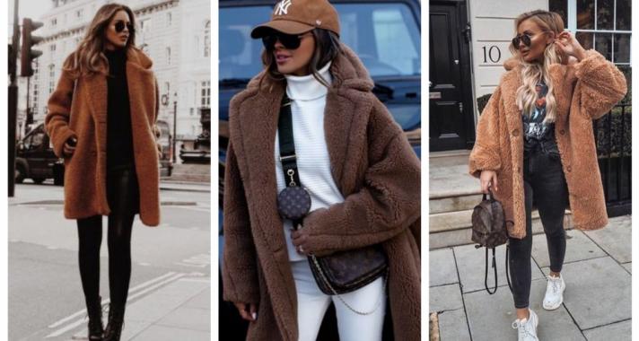 Stílusiskola: így viselj barna teddy coatokat