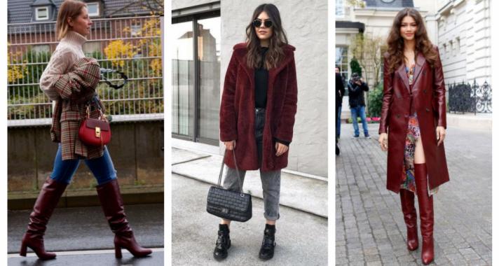 Stílusiskola: így viseld télen a bordó színt