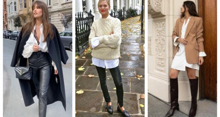 Stílusiskola: így viselj ősszel fehér ingeket