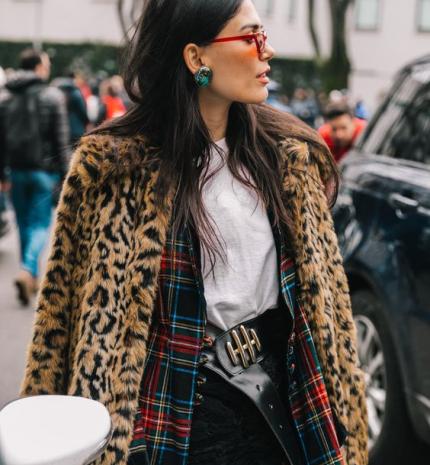 Stílusiskola: állatmintás outfit ötletek télre