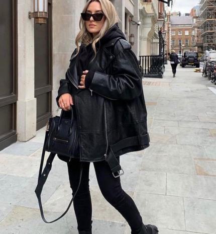 Stílusiskola: fekete outfitek télre