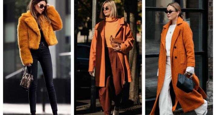 Stílusiskola: téli outfit ötletek narancssárgával