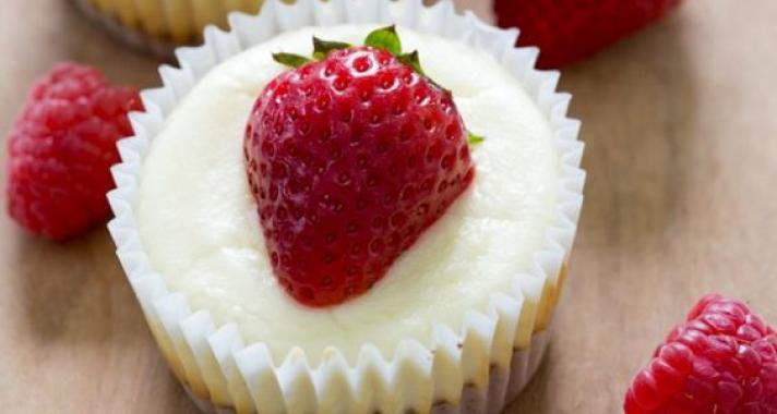 Epres mini cheesecake