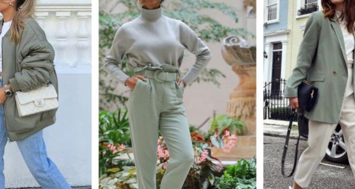 Stílusiskola: így viseld ősszel a zsályazöld színt