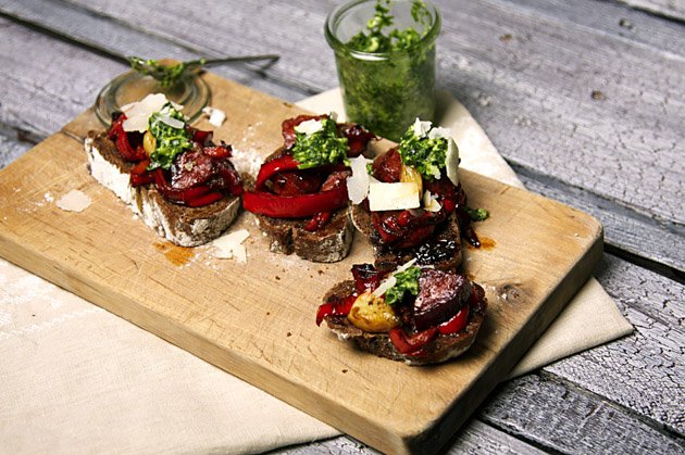 Mai mosoly: chorizzos szendvics