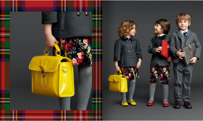 Vissza a suliba Dolce&Gabbanában