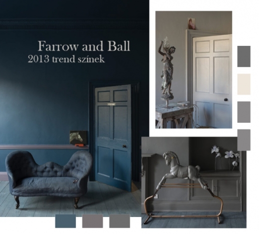 Trendszínek - szürke és indigó