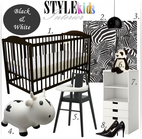 Kids Interior - Black&White