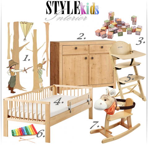 Kids interior - Fából faragva