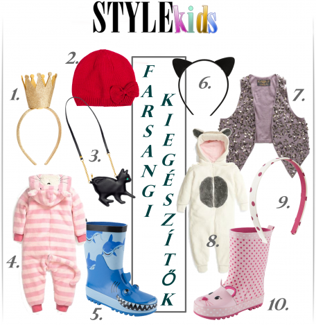 Farsangi kiegészítők gyerekeknek