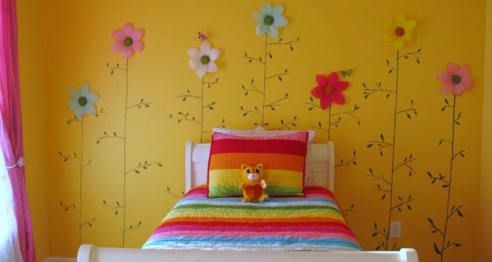 Lendületes nyári szín a gyerekszobában!