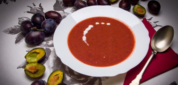 Jéghideg szilvakrémleves