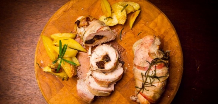 Aszalt szilvával töltött csirkemell