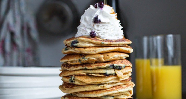 Laktóz- és gluténmentes amerikai palacsinta mandulalisztből