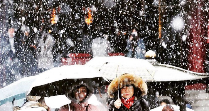 Tokió 50 év után látta újra a havat idén novemberben