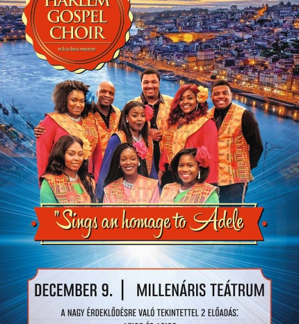 Adele dalaival lép színpadra a Harlem Gospel Choir