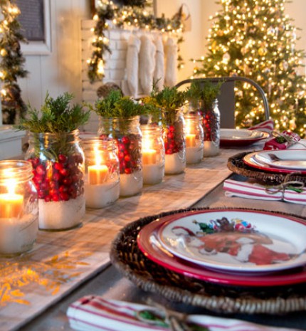 20 hangulatos DIY dekoráció az ünnepi asztalra