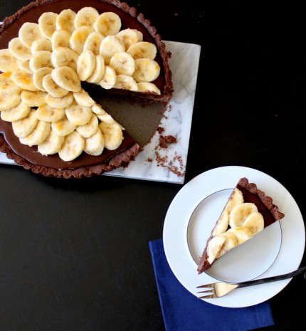 Csokis-banános pite recept