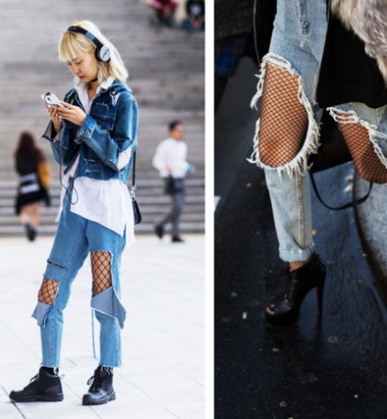 ’90s chic, avagy visszatért a neccharisnya!