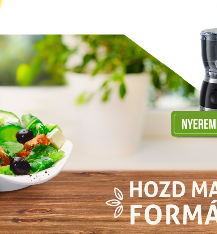Életmódváltás: inspiráló receptek, nyereményjátékkal