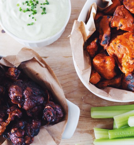 Narancsos-mustáros csirkeszárny bluecheese szósszal