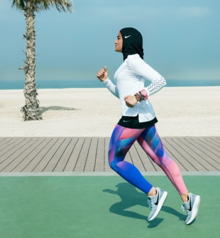 A Nike bemutatja a sport hidzsábot