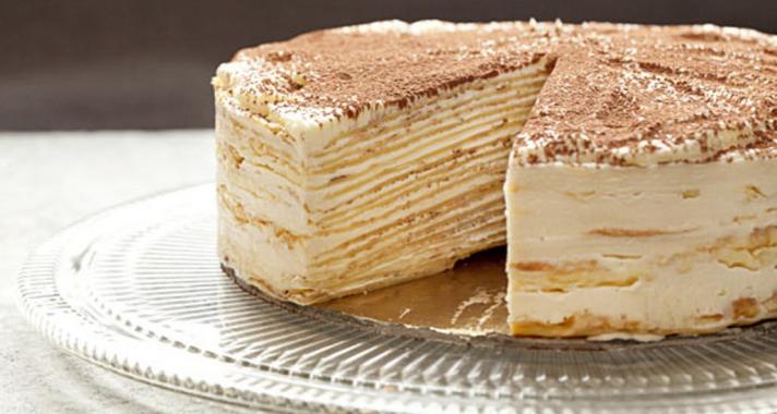 Tiramisu crepe cake recept