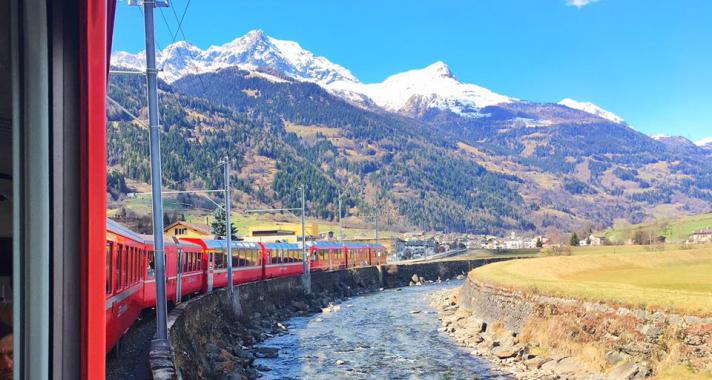 Utazás a Bernina Expressen