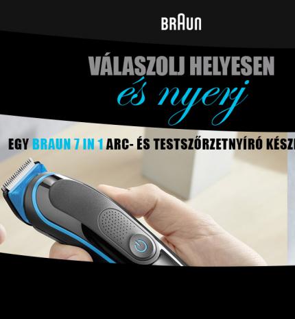 Braun 7 in 1 nyereményjáték