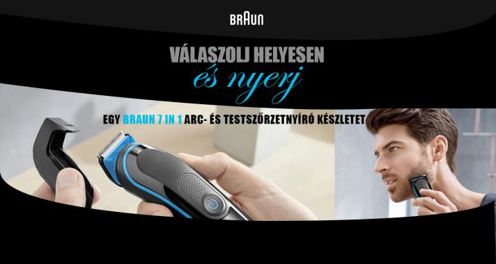 Braun 7 in 1 nyereményjáték