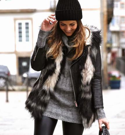 Stílusiskola: így viselj szőrös mellényeket idén ősszel