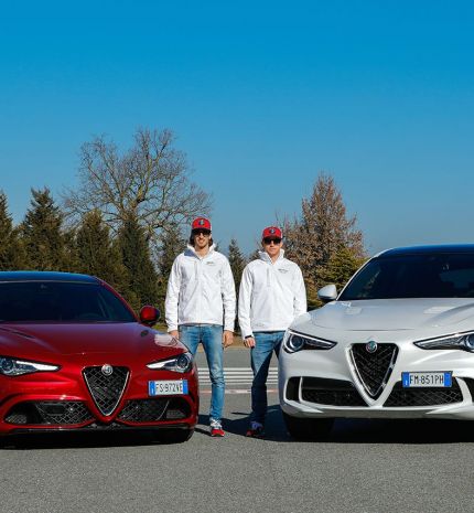 Kimi Räikkönen és Antonio Giovinazzi az Alfa Romeo világával ismerkedett