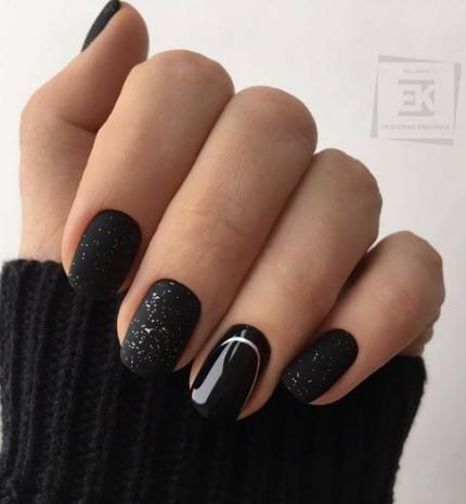 Top10: manikűr ötletek elegáns feketével
