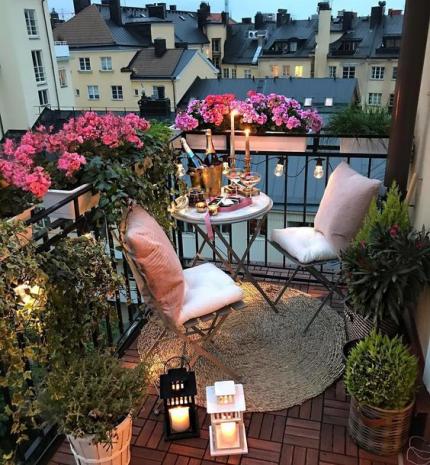 Tippek a hangulatos erkély berendezéséhez